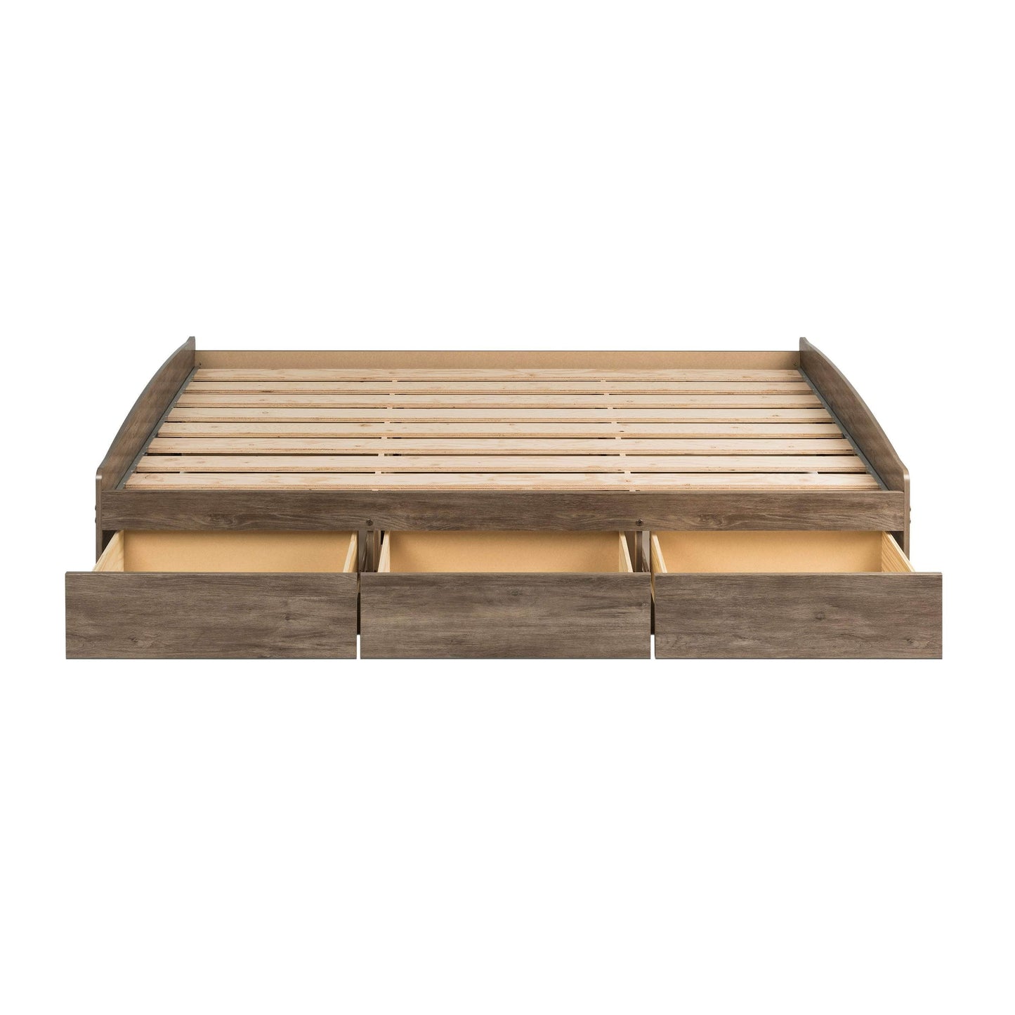 Pending - Modubox Platform Bed Mate's Platform Storage Bed with 6 Drawers in Drifted Grey - Available in 2 Sizes