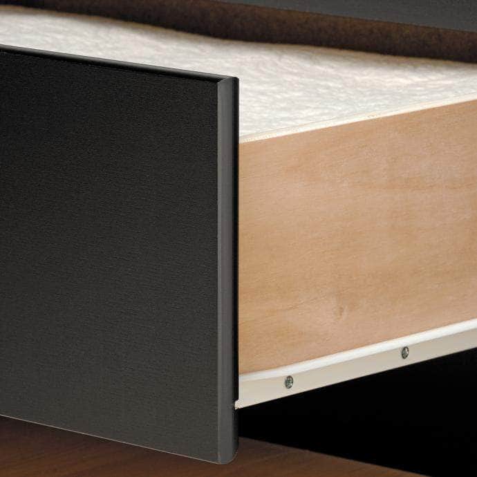 Modubox Bed Tall Queen Captain’s Platform Storage Bed with 12 Drawers in Black