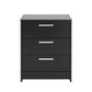 Modubox Nightstand Studio Essentials 3-drawer Nightstand in Black
