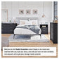 Modubox Nightstand Studio Essentials 3-drawer Nightstand in Black