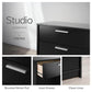 Modubox Nightstand Studio Essentials 3-drawer Nightstand in Black