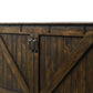 Night and Day Murphy Cabinet Bed Big Sky Murphy Cabinet Bed with Gel Memory Foam Mattress in Wildwood Brown