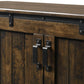 Night and Day Murphy Cabinet Bed Big Sky Murphy Cabinet Bed with Gel Memory Foam Mattress in Wildwood Brown