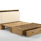 Night and Day Murphy Cabinet Bed Poppy Cabinet Murphy Bed with Queen Gel Memory Foam Mattress - Available in 7 Colours