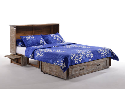 Night and Day Poppy Cabinet Murphy Bed with Queen Gel Memory Foam Mattress, image 7