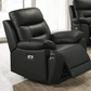 Pending - IFDC Midnight Black Calloway Power Recliner Chair - Available in 3 Colours