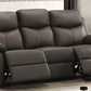 Pending - IFDC Winslow Power Recliner Leather Sofa in Dark Chocolate