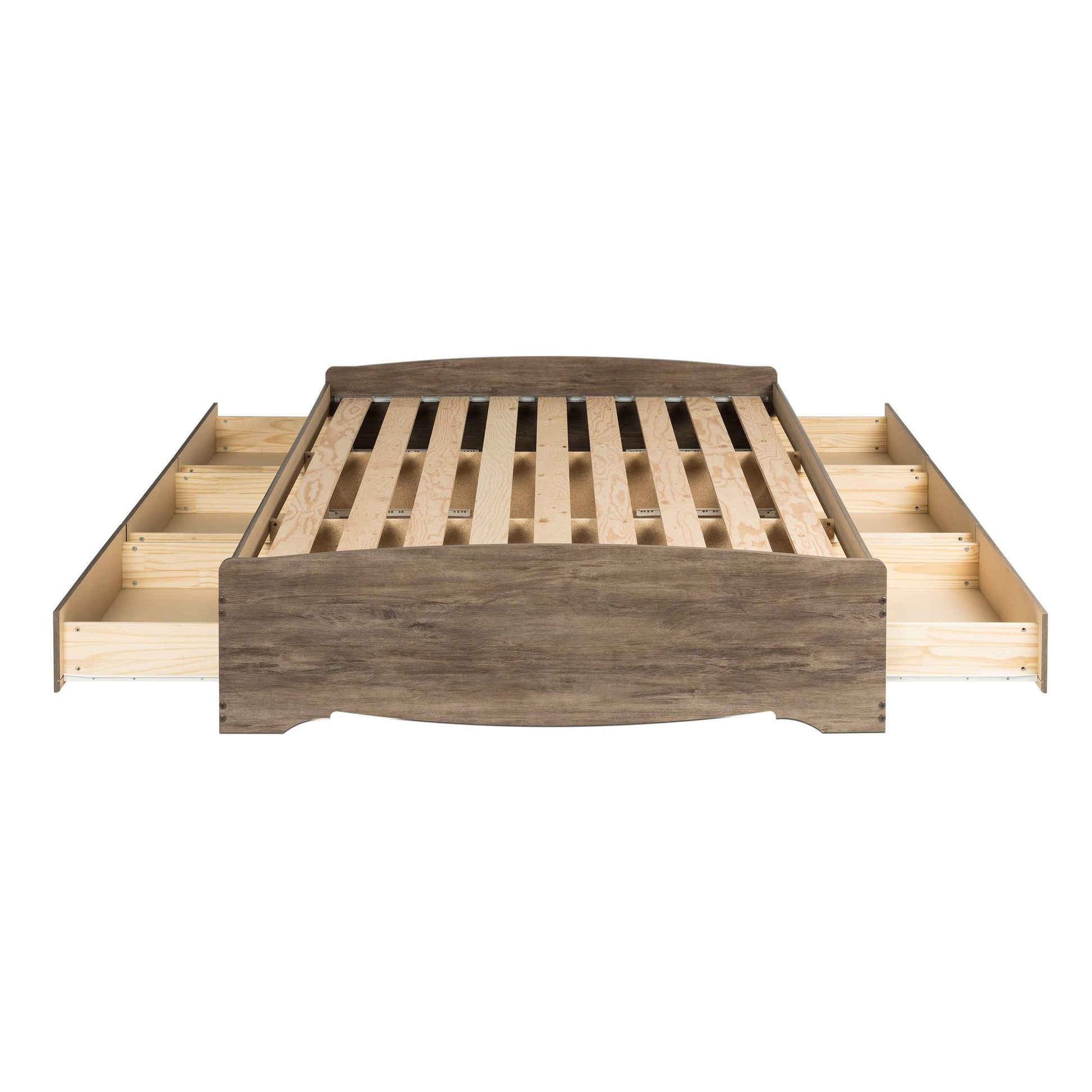 Pending - Modubox Platform Bed Mate's Platform Storage Bed with 6 Drawers in Drifted Grey - Available in 2 Sizes