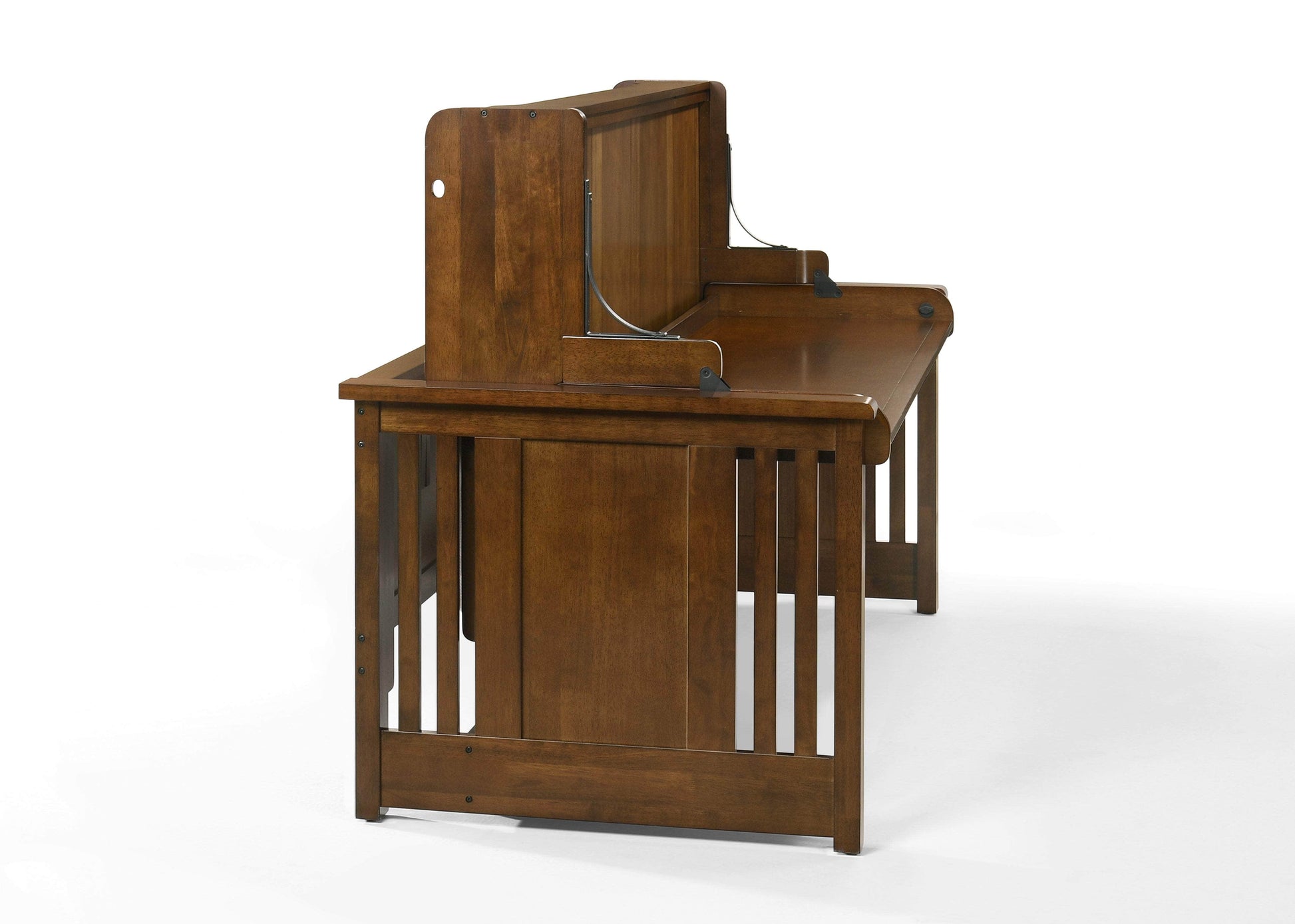 Pending - Night and Day Artisan Twin Horizontal Murphy Folding Desk Bed in Black Walnut