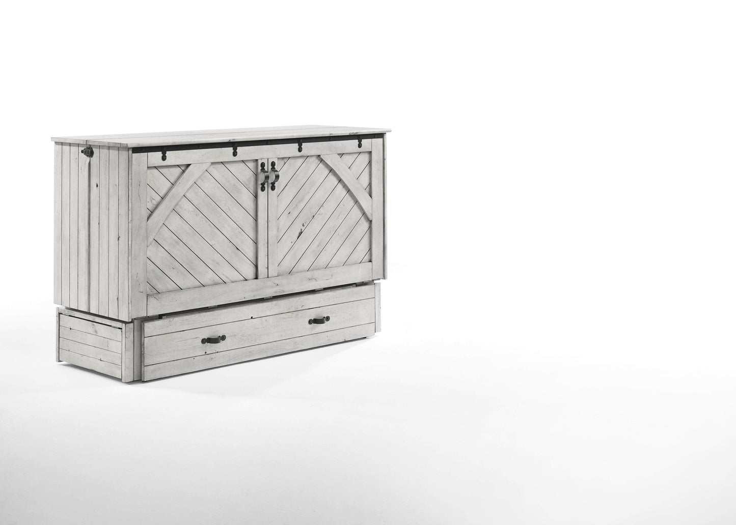 Pending - Night and Day Murphy Cabinet Bed Ranchero Murphy Cabinet Bed with Gel Memory Foam Mattress - Available in 2 Colours