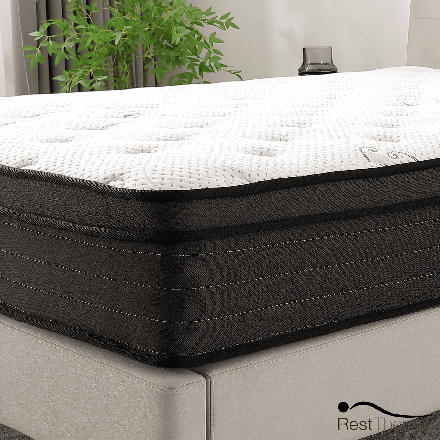 Rest Therapy Mattress 12 Inch Horizon Bamboo Pocket Coil Mattress - Available in 3 Sizes