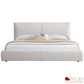 Ashford Beige Fabric Upholstered Platform Bed with Oak Legs- Available in 3 Sizes