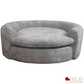 True Contemporary Chair Oasis 59.05" Fabric Round Boneless No-Assembly Compressed Floor Lounge Cuddle Chair - Available in 3 Colours