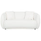 Primo International Archibald Curved Kidney Shaped Loveseat in Wolly Ivory, image 2
