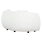 Primo International Archibald Curved Kidney Shaped Loveseat in Wolly Ivory, image 4