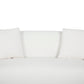 Primo International Archibald Curved Kidney Shaped Loveseat in Wolly Ivory, image 6
