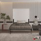 True Contemporary Wallie White Vertical Murphy Wall Pull Down Bed, image 1