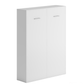 True Contemporary Wallie White Vertical Murphy Wall Pull Down Bed, image 14