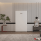 True Contemporary Wallie White Vertical Murphy Wall Pull Down Bed, image 4