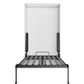 True Contemporary Wallie White Vertical Murphy Wall Pull Down Bed, image 11