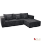 True Contemporary Sectional Solace 108.27" Wide Fabric Modular Boneless No-Assembly Compressed Floor L-Shaped Sectional Sofa - Available in 3 Colours