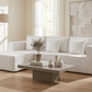 True Contemporary Sectional Solace 108.27" Wide Fabric Modular Boneless No-Assembly Compressed Floor L-Shaped Sectional Sofa - Available in 3 Colours
