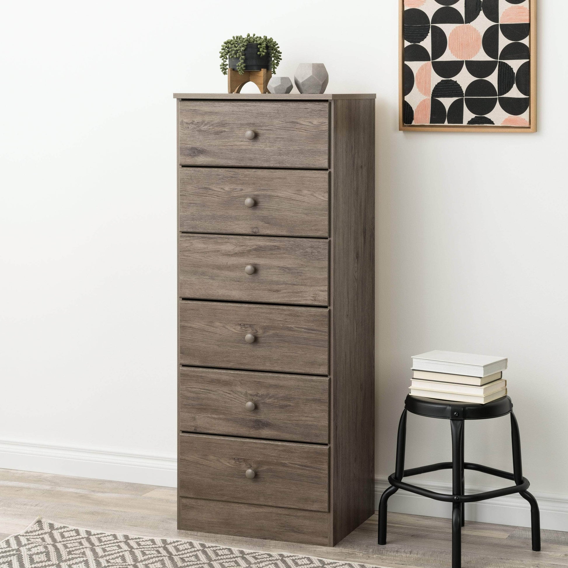 Modubox Drawer Chest Astrid 6-Drawer Tall Chest - Multiple Options Available
