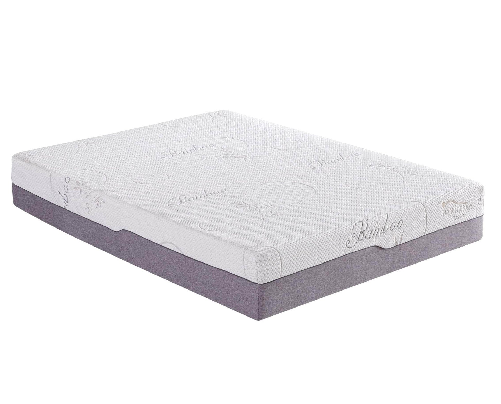Rest Therapy Mattress King 12 Inch Revive Bamboo Gel Memory Foam Mattress