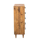 Rustic Classics Drawer Chest Cypress Reclaimed Wood 5 Drawer Chest in Spice