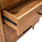 Rustic Classics Drawer Chest Cypress Reclaimed Wood 5 Drawer Chest in Spice