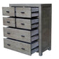 Rustic Classics Drawer Chest Whistler Reclaimed Wood 6 Drawer Chest in Grey
