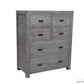 Rustic Classics Drawer Chest Whistler Reclaimed Wood 6 Drawer Chest in Grey