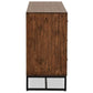 Rustic Classics Dresser Blackcomb Reclaimed Wood and Metal 6 Drawer Dresser in Coffee Bean