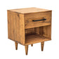 Rustic Classics Nightstand Cypress Reclaimed Wood 1 Drawer Nightstand in Spice