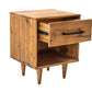 Rustic Classics Nightstand Cypress Reclaimed Wood 1 Drawer Nightstand in Spice