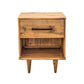 Rustic Classics Nightstand Cypress Reclaimed Wood 1 Drawer Nightstand in Spice