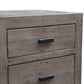Rustic Classics Nightstand Whistler Reclaimed Wood 3 Drawer Nightstand in Grey