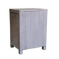Rustic Classics Nightstand Whistler Reclaimed Wood 3 Drawer Nightstand in Grey