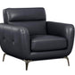 True Contemporary Chair William Tufted Faux Leather Chair - Available in 2 Colours