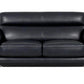 True Contemporary Loveseat Midnight William Tufted Faux Leather Loveseat - Available in 2 Colours