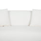 Pending - True Contemporary Archibald 2 Piece Curved Kidney Shaped Sectional Sofa and Chair Set in Wolly Ivory