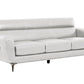 True Contemporary Sofa Set William 2 Piece Tufted Faux Leather Sofa and Loveseat Set - Available in 2 Colours