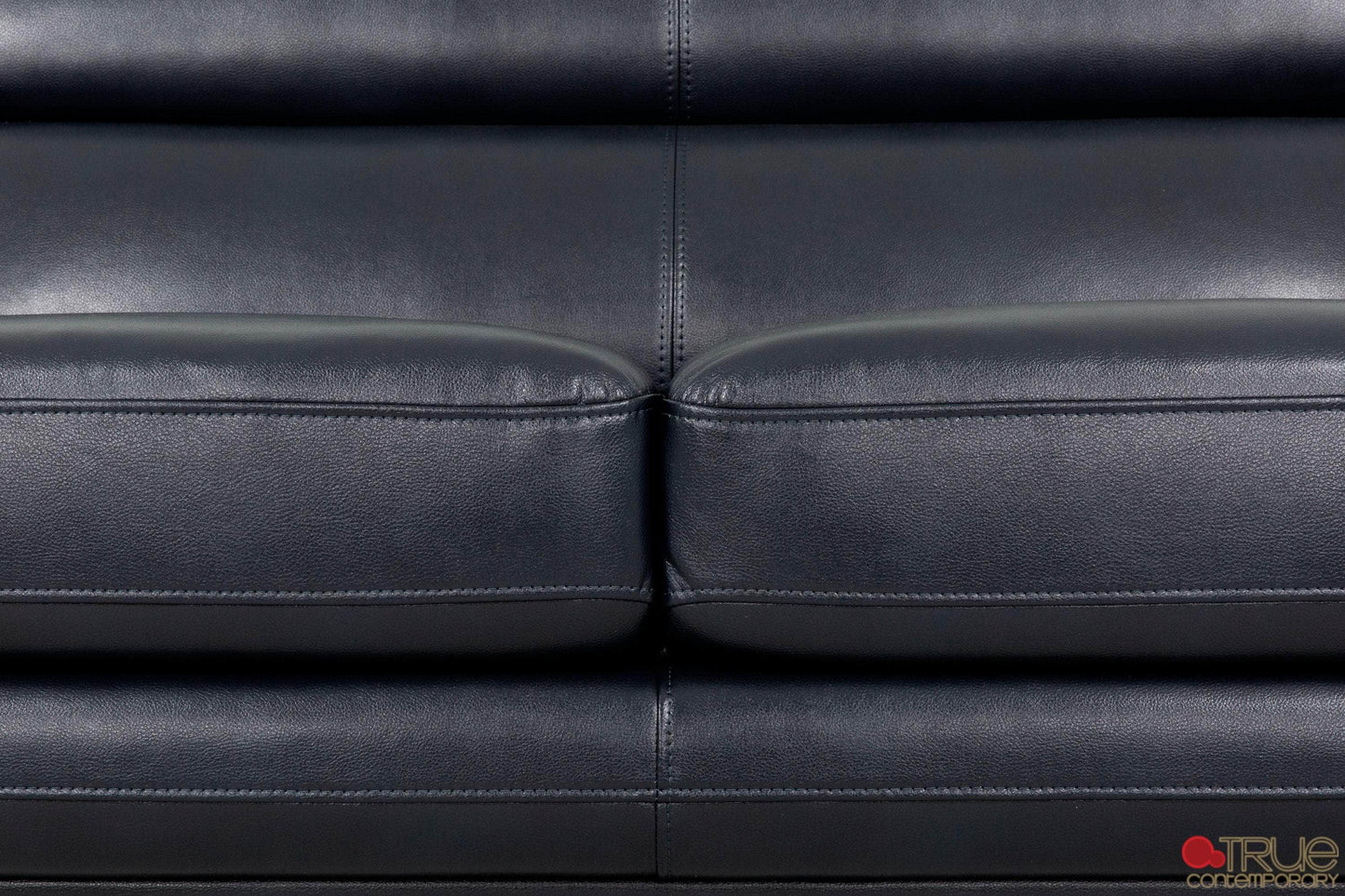 True Contemporary Sofa Set William 2 Piece Tufted Faux Leather Sofa and Loveseat Set - Available in 2 Colours