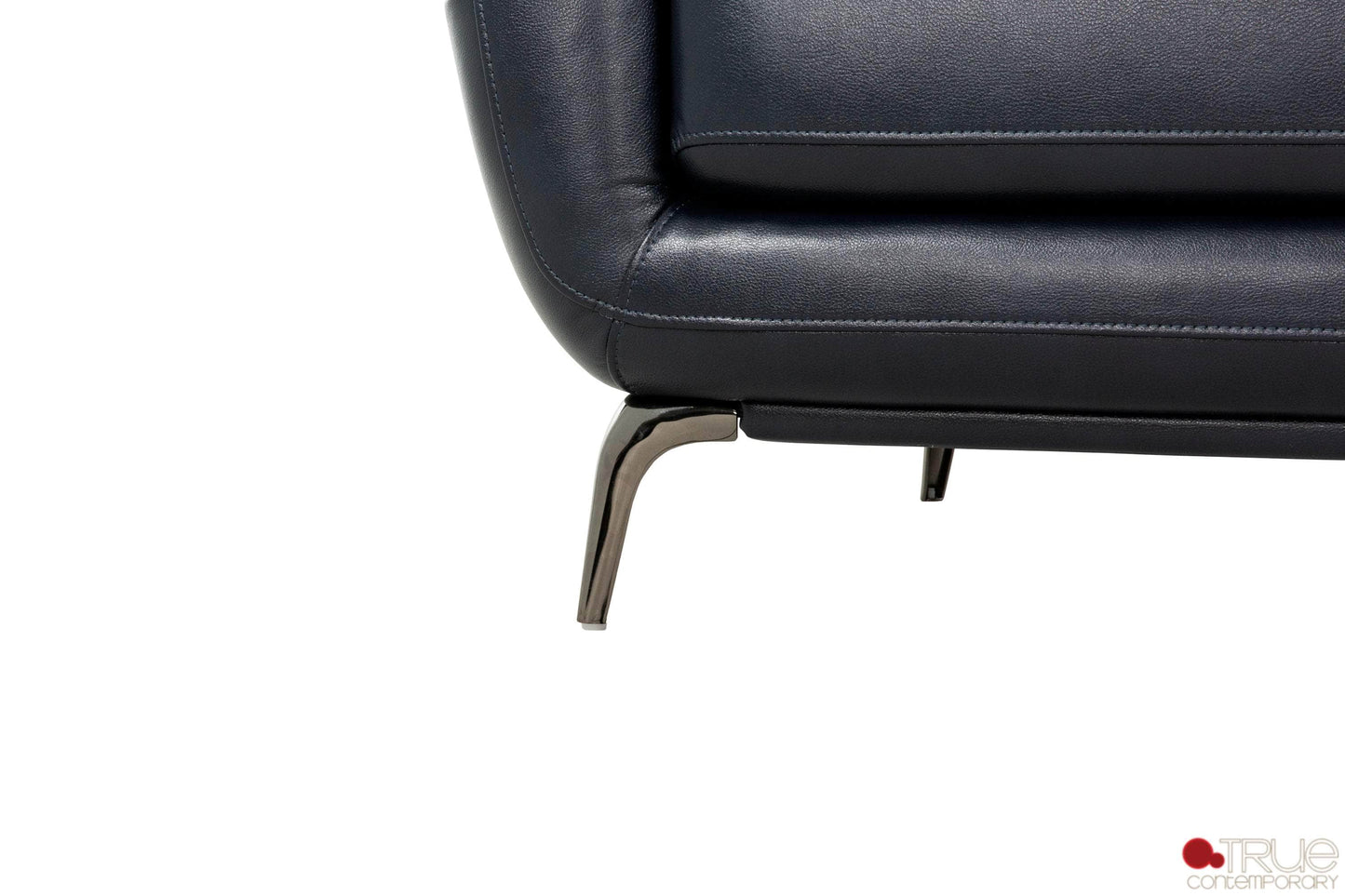 True Contemporary Sofa Set William 2 Piece Tufted Faux Leather Sofa and Loveseat Set - Available in 2 Colours