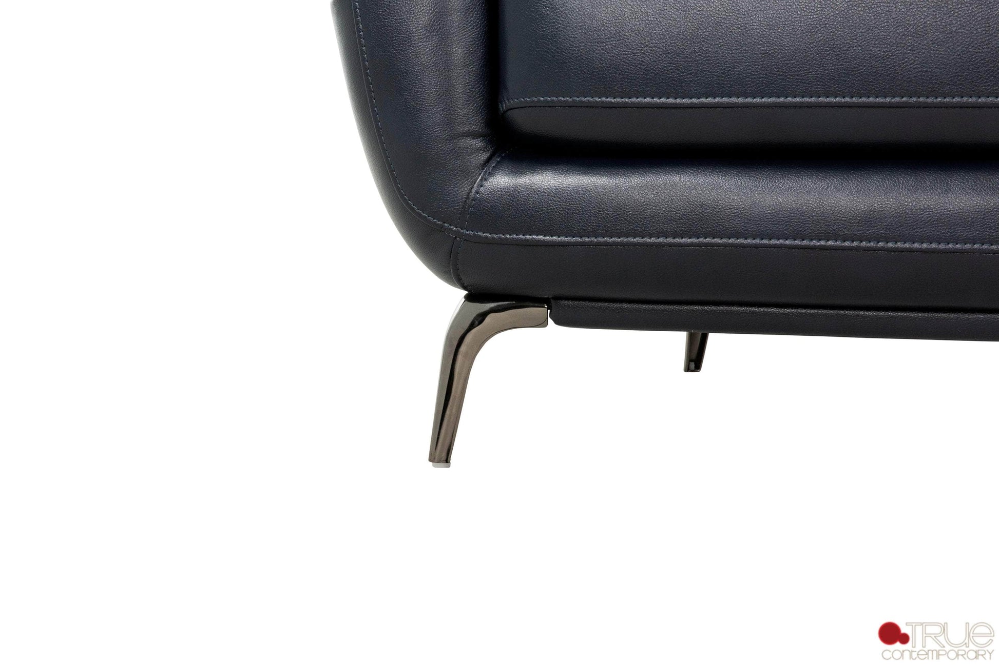 True Contemporary Sofa Set William 3 Piece Tufted Faux Leather Sofa and Loveseat Set - Available in 2 Colours
