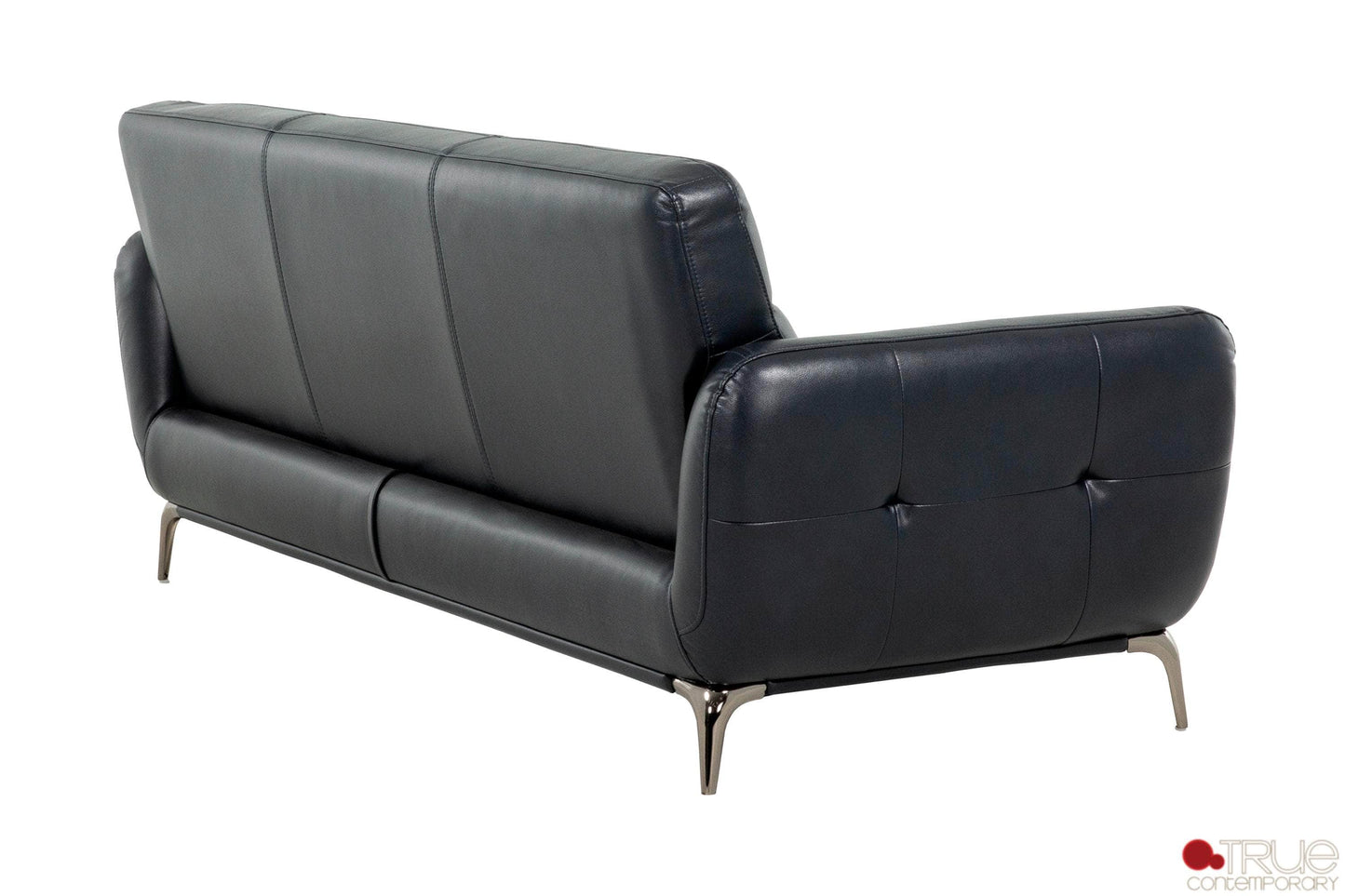 True Contemporary Sofa Set William 3 Piece Tufted Faux Leather Sofa and Loveseat Set - Available in 2 Colours