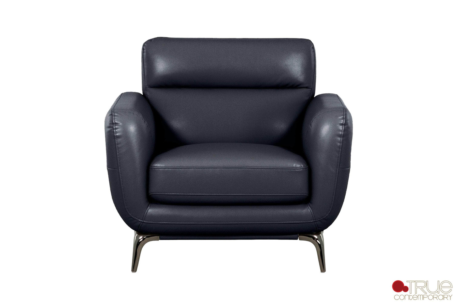 True Contemporary Sofa Set William 3 Piece Tufted Faux Leather Sofa and Loveseat Set - Available in 2 Colours