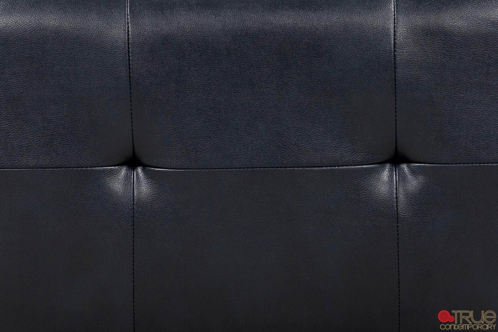 True Contemporary Sofa Set William 3 Piece Tufted Faux Leather Sofa and Loveseat Set - Available in 2 Colours