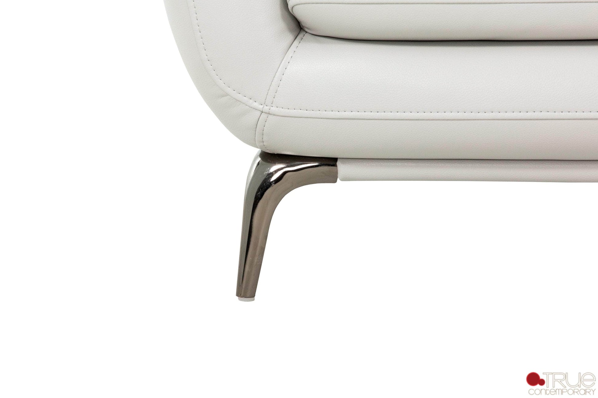True Contemporary Sofa Set William 3 Piece Tufted Faux Leather Sofa and Loveseat Set - Available in 2 Colours